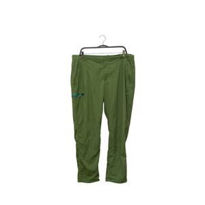 REI Co-op Women’s Hiking Pants 18W Olive Green Teal Zip Pocket